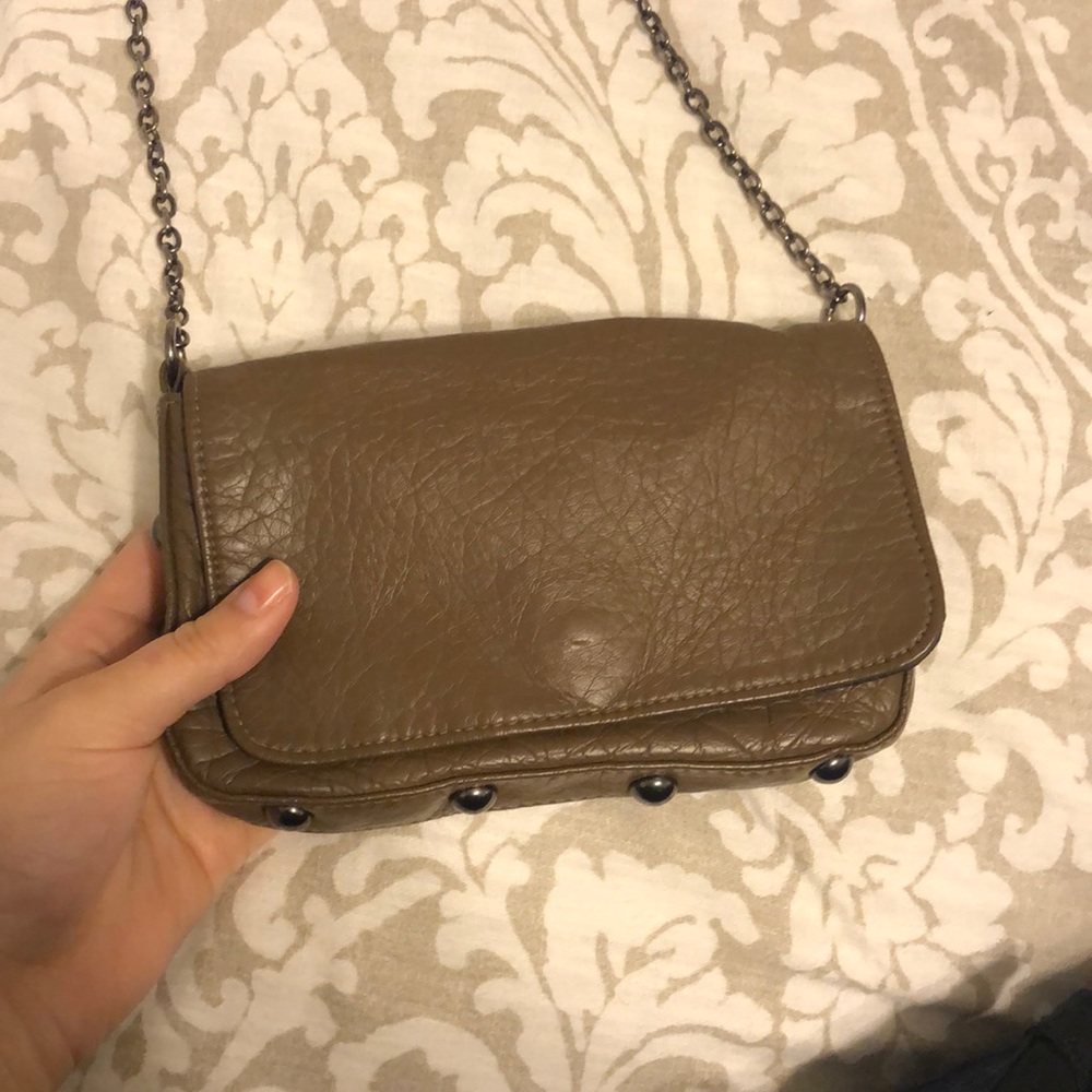 Adorable brown cross body clutch!